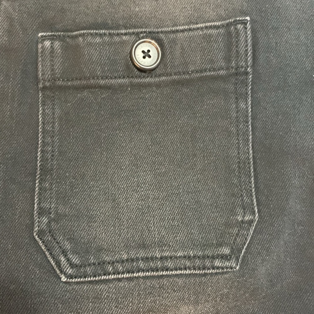 Lauren Ralph Lauren Women Cropped Straight Wide Leg Stretch Jeans 16 Black - Picture 3 of 14